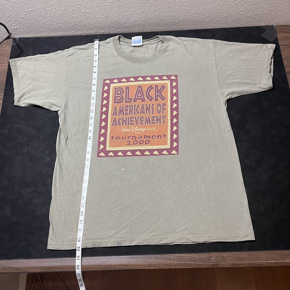 Vintage Disney World African American Achievement Shirt Mickey 90s Black History
